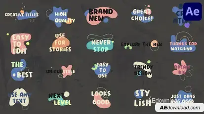 Paint Splash Titles | After Effects Titles template preview