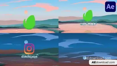 Painting Logo for After Effects Logo Stings template preview