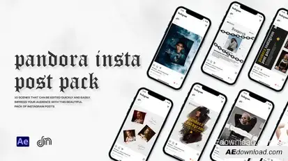 Pandora Instagram Post Product Promo template preview