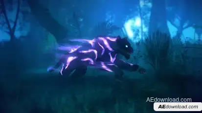Panther Jungle Intro Logo Stings template preview