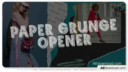 Paper Grunge Opener Openers template preview