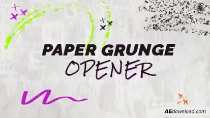 Paper Grunge Opener Openers template preview