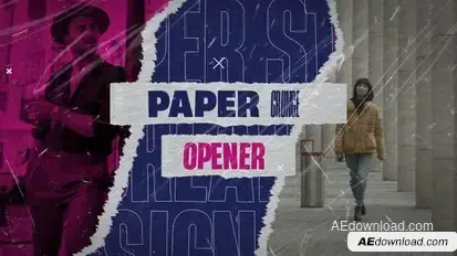 Paper Grunge Opener Openers template preview
