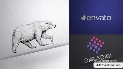 Paper Logo Reveal Logo Stings template preview