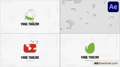 Paper Sketch Logo for After Effects Logo Stings template preview