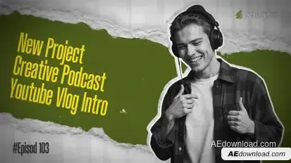 Paper Style Podcast Opener | Intro Openers template preview
