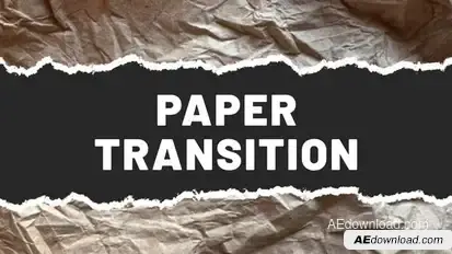 Paper Transition | After Effects Titles template preview