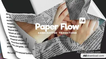 PaperFlow Transitions | 10-in-1 Paper Transition Bundle Elements template preview
