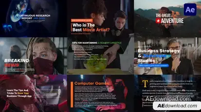 Paragraph & Title Pack Titles template preview