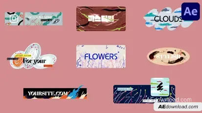 Parallax Art Titles for After Effects Titles template preview