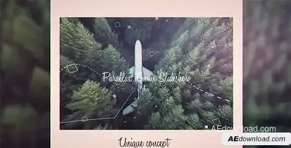 Parallax Frame Slideshow Openers template preview