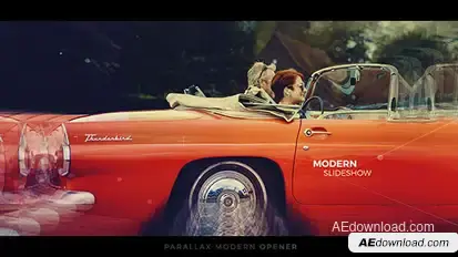 Parallax Modern Opener Video Displays template preview