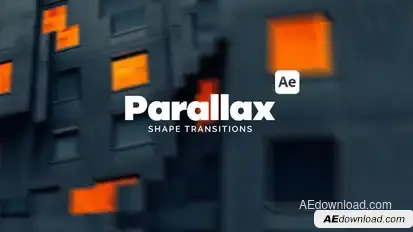 Parallax Shape Transitions Elements template preview