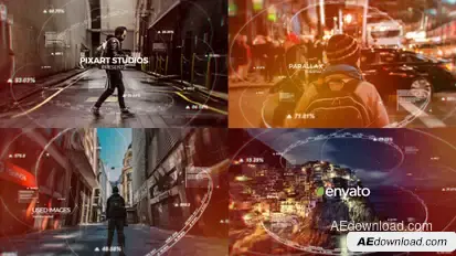 Parallax Slideshow Video Displays template preview