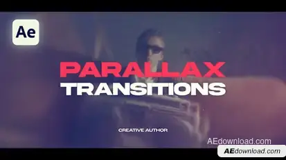 Parallax Transitions Elements template preview