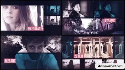Parallax Video Slide Video Displays template preview