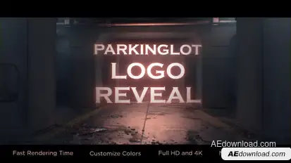 Parking-lot Logo Reveal Logo Stings template preview