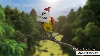 Parrots Carry Your Logo Openers template preview