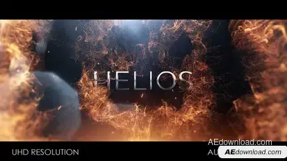 Particle Burst Intro Logo Stings template preview