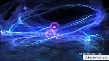 Particle Burst Logo Logo Stings template preview