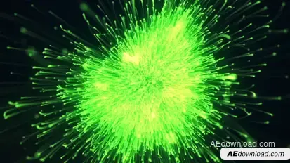 Particle Logo Motion Logo Stings template preview