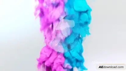 Particle Logo Reveal Logo Stings template preview
