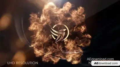 Particle Logo Reveal Logo Stings template preview