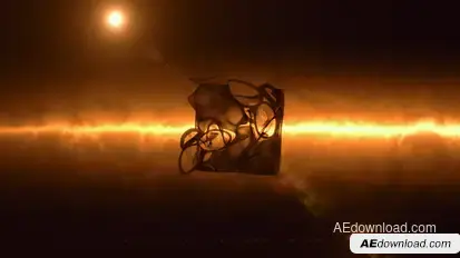 Particle Logo Revealer Logo Stings template preview