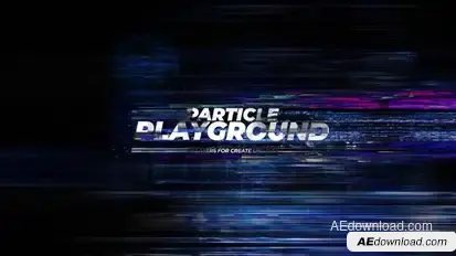 Particle Playground Interesting Fx For Logo Or Text AE Titles template preview