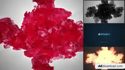Particle Smoke Glitch - Logo Reveal Logo Stings template preview