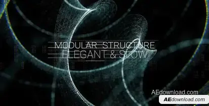 Particle Spiral Titles Titles template preview