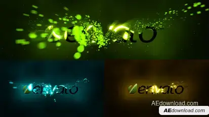 Particle Storm Logo Reveal Logo Stings template preview