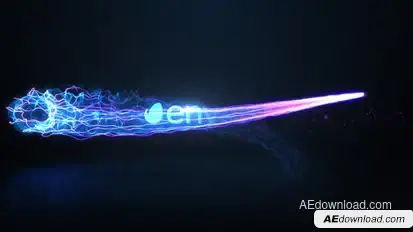 Particle Stream Reveal Logo Stings template preview