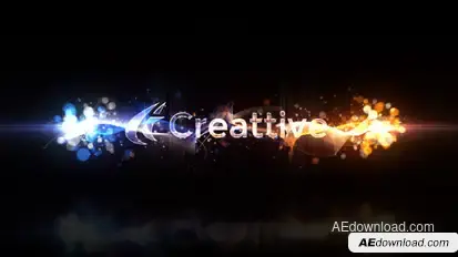 Particle Swish Reveal Logo Stings template preview