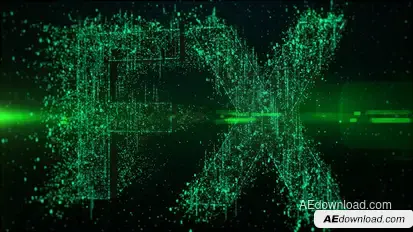 Particle Technology Logo | Stardust Logo Stings template preview