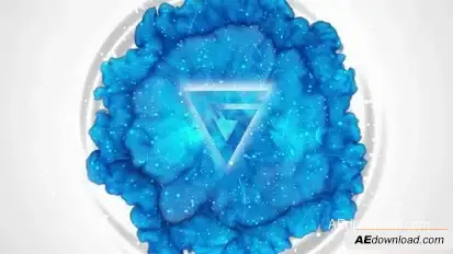Particleblust Minimal Logo Reveal Logo Stings template preview