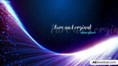 Particles and Creative Titles Titles template preview