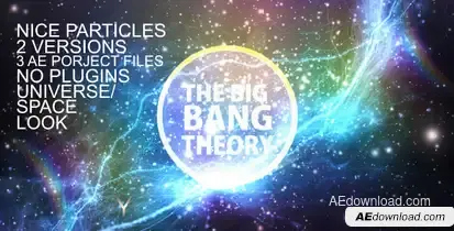 Particles-flare Logo Opener Openers template preview