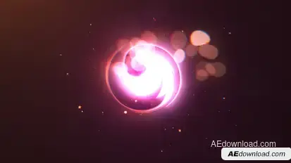 Particles Logo Logo Stings template preview