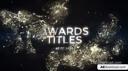 Particles Luxury Titles Titles template preview