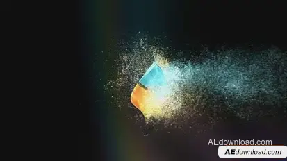 Particles Magical Logo | After Effects Logo Stings template preview