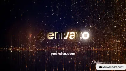 Particles Reveal Logo Stings template preview
