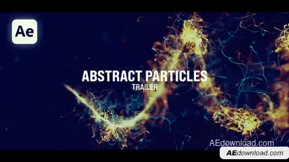 Particles Titles Titles template preview