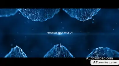 Particles Titles Titles template preview