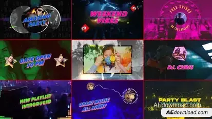 Party Blast Opener Openers template preview