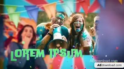 Videohive Party Celebration Slideshow Openers template preview