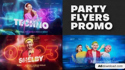 Party Flyers Promo Product Promo template preview