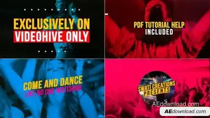 Party Promo Openers template preview