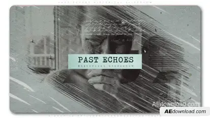 Past Echoes Historical Slideshow Openers template preview