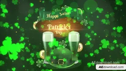 Videohive Patrick Day Greeting Openers template preview
